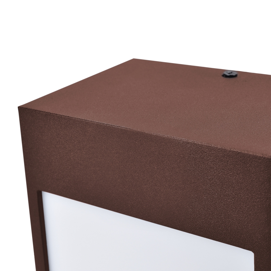 Brilagi - Aplica LED de exterior TERNI LED/12W/230V maro IP44