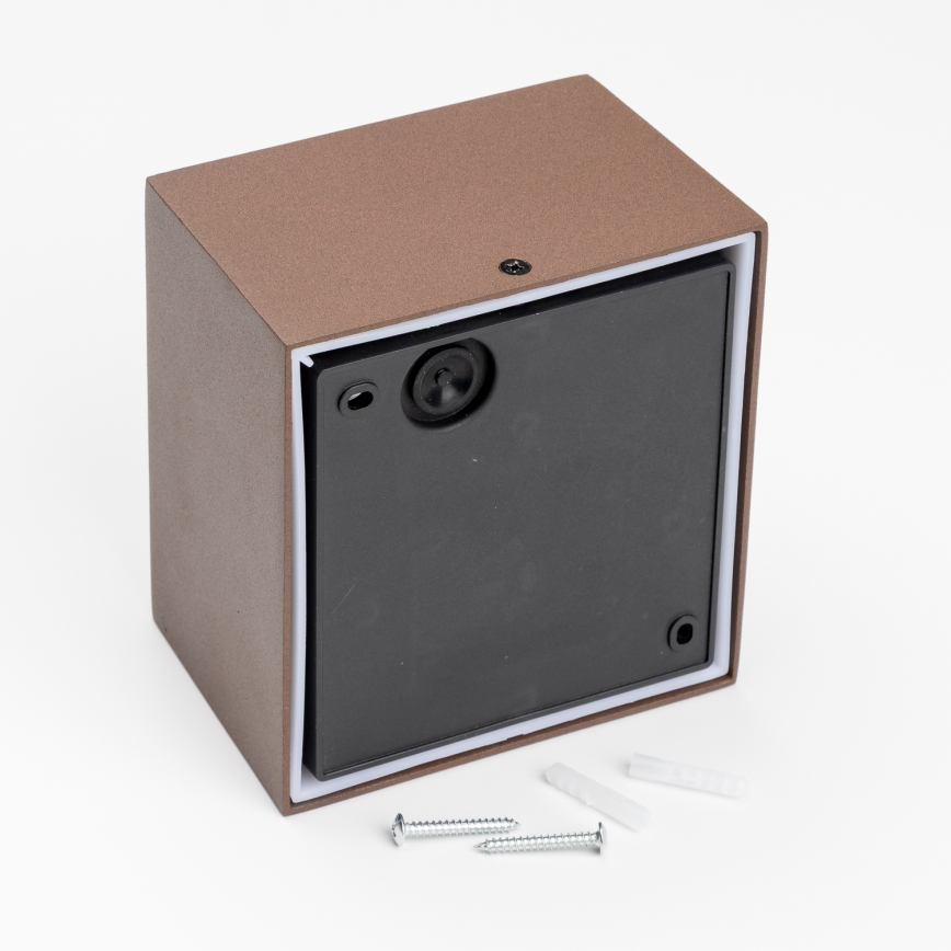 BRILAGI - Aplica LED de exterior TERNI LED/12W/230V maro IP44