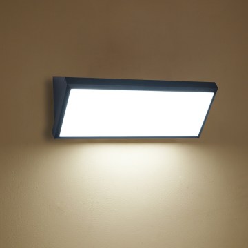 Brilagi - Aplică LED de exterior TRIANGLE LED/42W/230V 3000/4000/6500K negru IP65