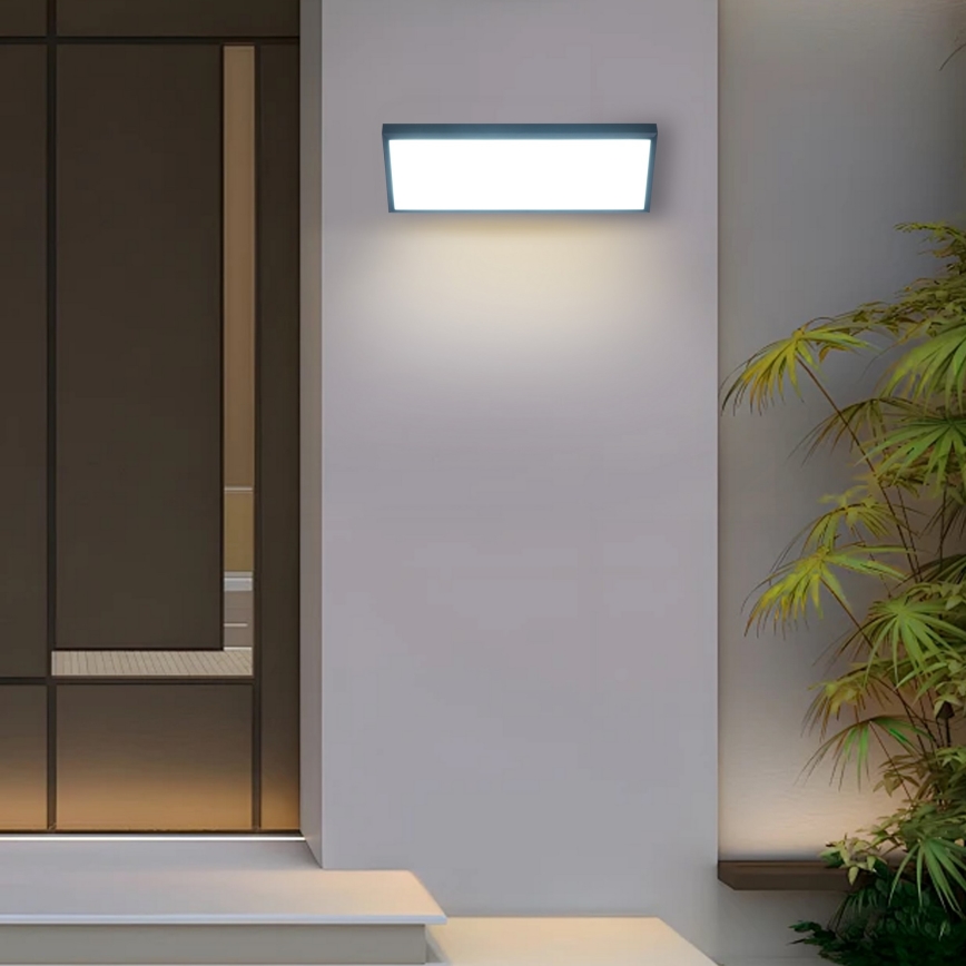 Brilagi - Aplica LED de exterior TRIANGLE LED/42W/230V, antracit, IP65