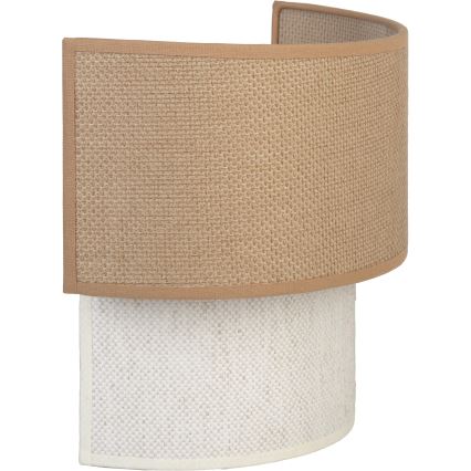Brilagi - Aplica LED de perete BOHO ECO, 1xE27/10W/230V, bej/crem