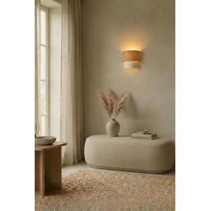 Brilagi - Aplica LED de perete BOHO ECO, 1xE27/10W/230V, bej/crem