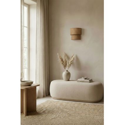 Brilagi - Aplică LED de perete BOHO ECO 1xE27/10W/230V bej