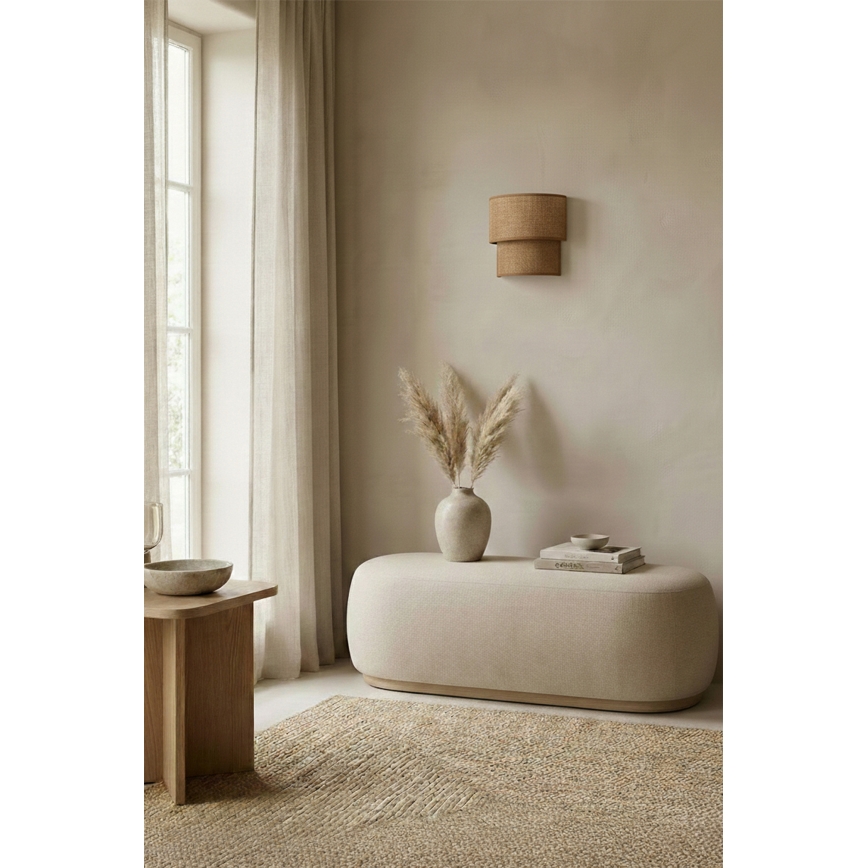 Brilagi - Aplică LED de perete BOHO ECO 1xE27/10W/230V bej