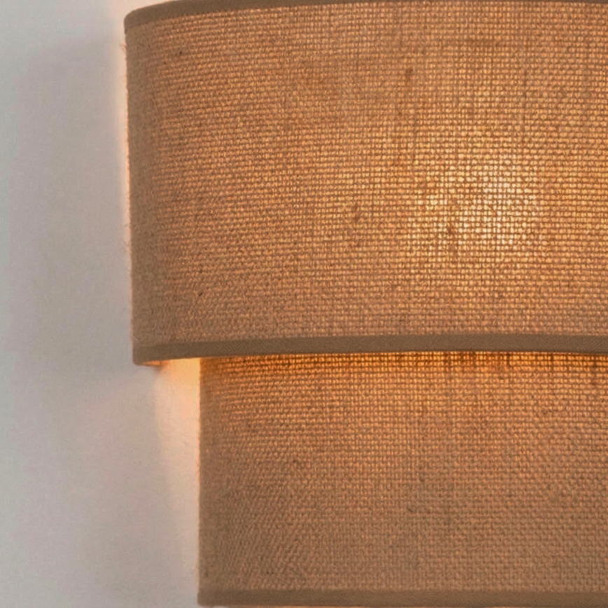 Brilagi - Aplică LED de perete BOHO ECO 1xE27/10W/230V bej