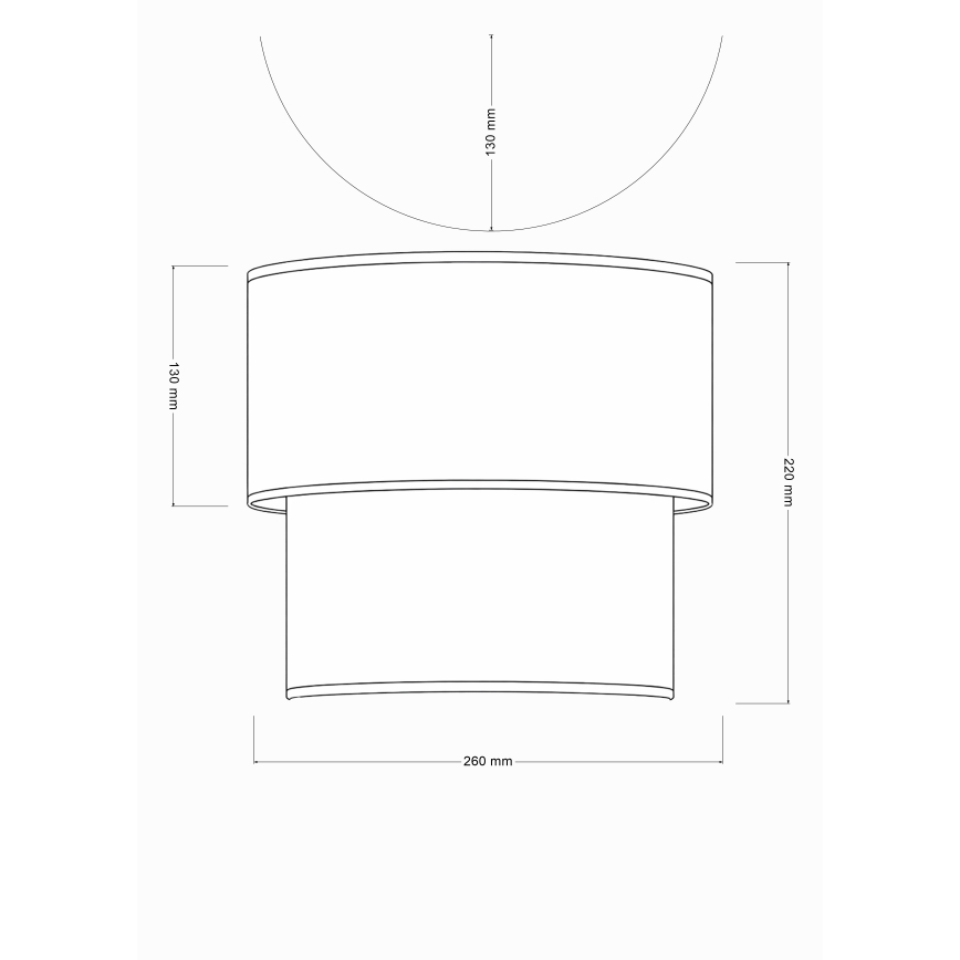 Brilagi - Aplică LED de perete BOHO ECO 1xE27/10W/230V bej