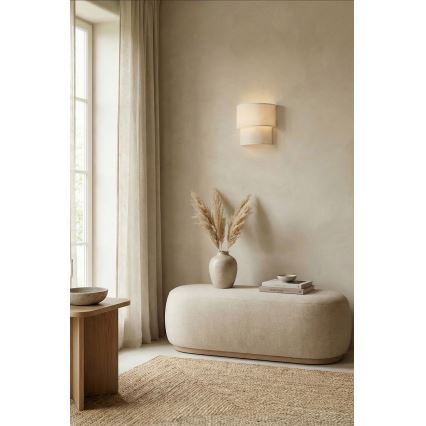 Brilagi - Aplică LED de perete BOHO ECO, 1xE27/10W/230V, crem