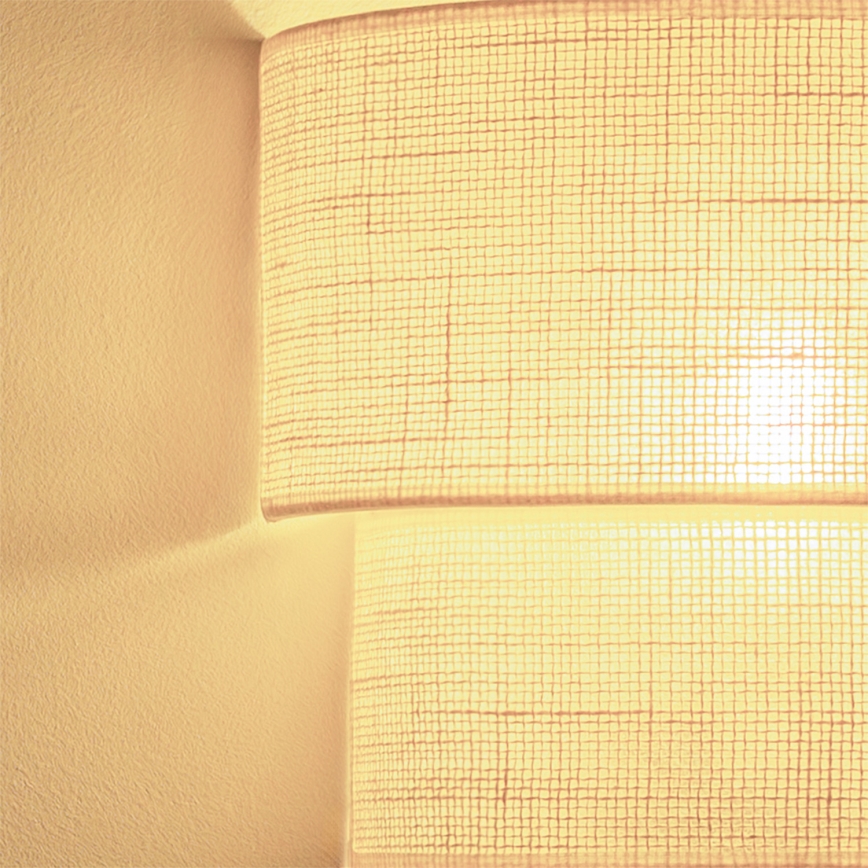 Brilagi - Aplică LED de perete BOHO ECO, 1xE27/10W/230V, crem