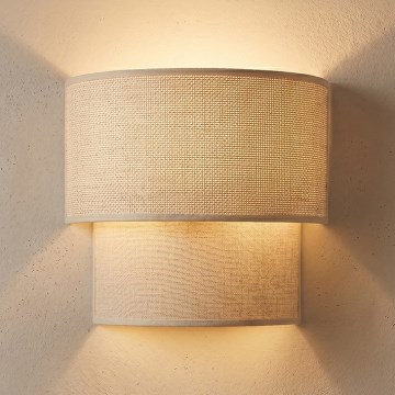 Brilagi - Aplica LED de perete BOHO ECO 1xE27/10W/230V crem