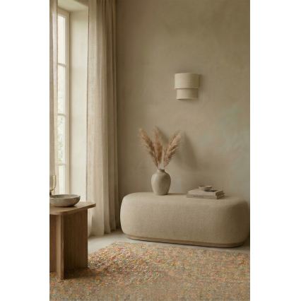 Brilagi - Aplica LED de perete BOHO ECO 1xE27/10W/230V crem