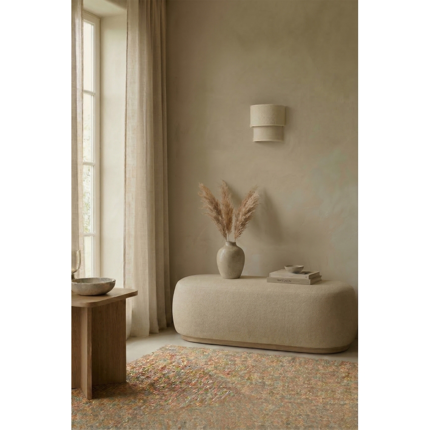 Brilagi - Aplica LED de perete BOHO ECO 1xE27/10W/230V crem