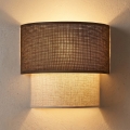 Brilagi - Aplica LED de perete BOHO ECO 1xE27/10W/230V maro/crem