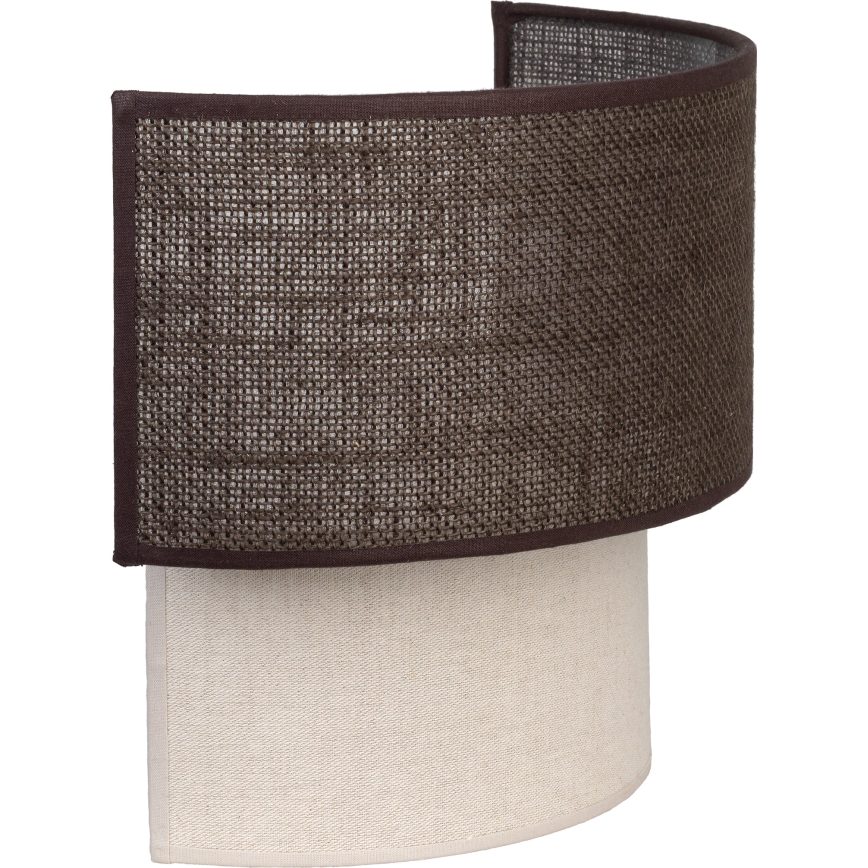 Brilagi - Aplica LED de perete BOHO ECO 1xE27/10W/230V maro/crem