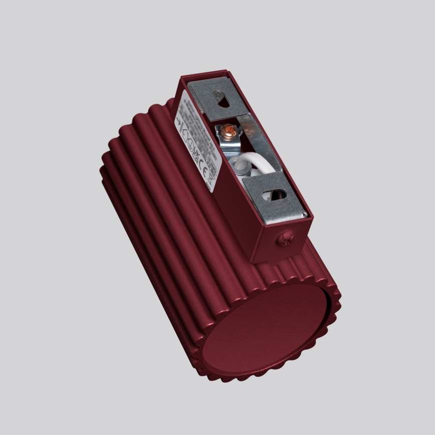 Brilagi - Aplica LED de perete CRESTO, 1x GU10, 10W, 230V, diam. 10 cm, burgund