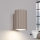 Brilagi - Aplică LED de perete CRESTO 1xGU10/10W/230V 10 cm taupe