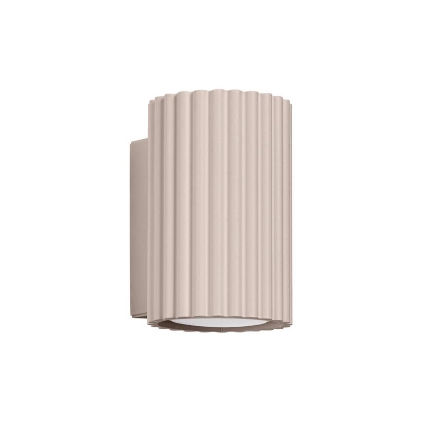 Brilagi - Aplică LED de perete CRESTO 1xGU10/10W/230V 10 cm taupe
