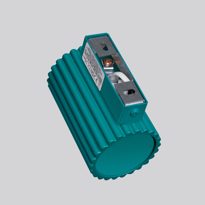 Brilagi - Aplica LED de perete CRESTO 1xGU10/10W/230V 10 cm turcoaz