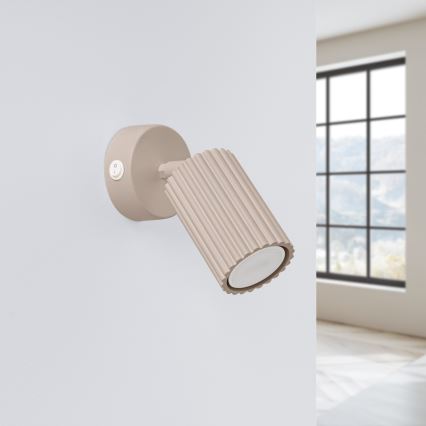 Brilagi - Aplica LED de perete CRESTO, 1xGU10/10W/230V, taupe