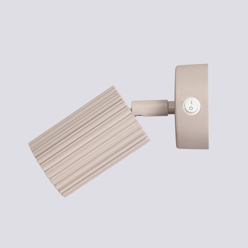 Brilagi - Aplica LED de perete CRESTO, 1xGU10/10W/230V, taupe