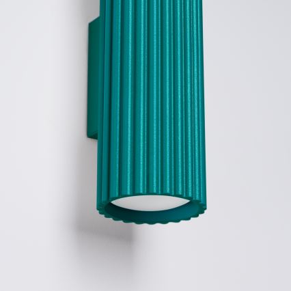 Brilagi - Aplica LED de perete CRESTO, 2 x GU10/10W/230V, 20 cm, turcoaz