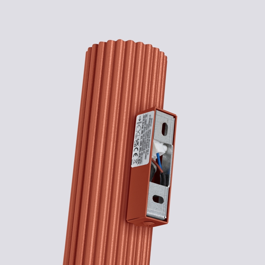 Brilagi - Aplica LED de perete CRESTO, 2x GU10, 10W, 230V, 20 cm, roșie