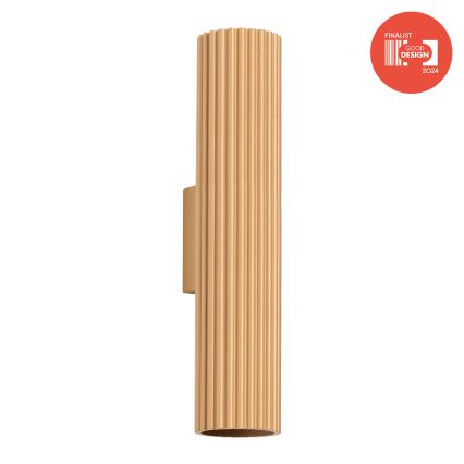 Brilagi - Aplica LED de perete CRESTO, 2x GU10, 10W, 230V, 30 cm, auriu