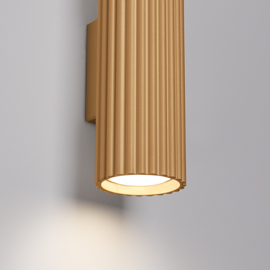 Brilagi - Aplica LED de perete CRESTO, 2x GU10, 10W, 230V, 30 cm, auriu