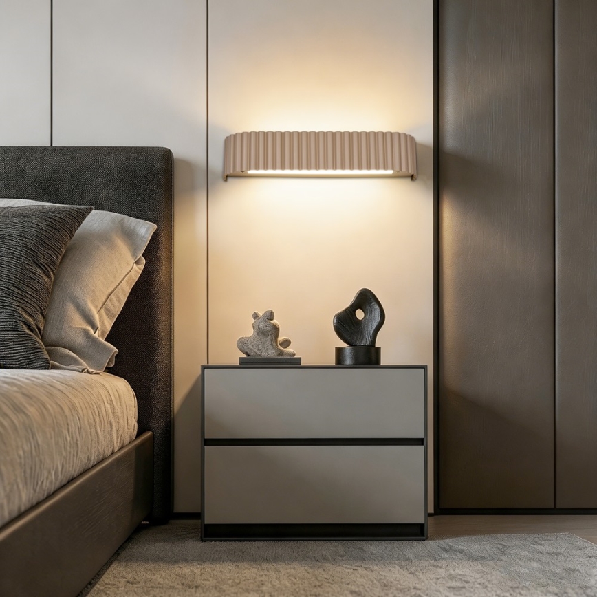 BRILAGI - Aplica de perete LED reglabilă FALCON MODERN LED/14W/230V 3000-6000K 40 cm bej + telecomandă