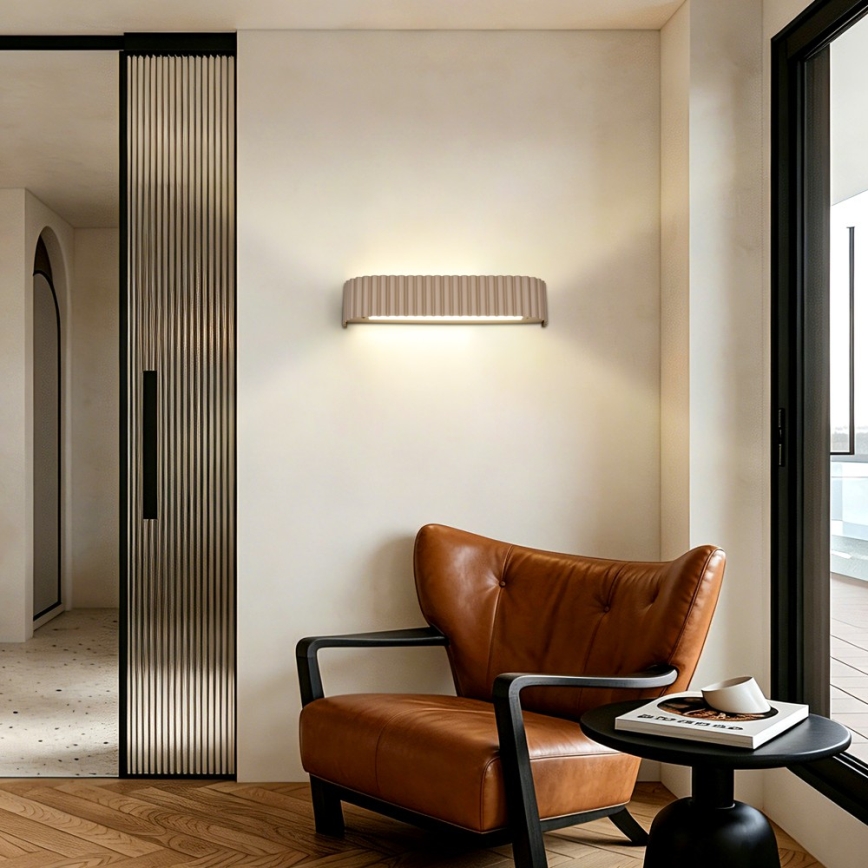 BRILAGI - Aplica de perete LED reglabilă FALCON MODERN LED/14W/230V 3000-6000K 40 cm bej + telecomandă