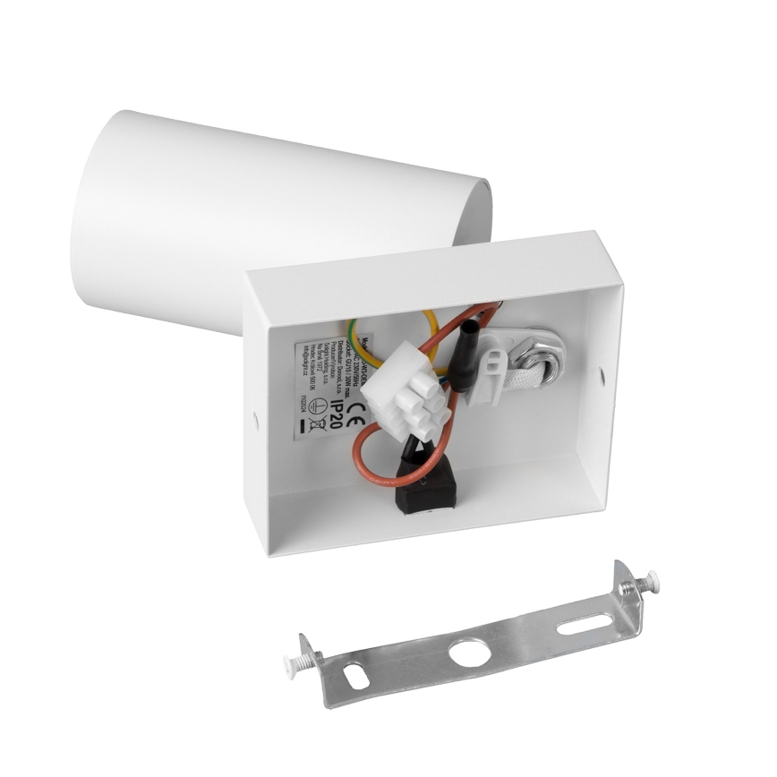 Brilagi - LED RGBW Aplică spot de perete reglabilă cu întrerupător SELE 1xGU10/4,8W/230V 3000K albă + telecomandă
