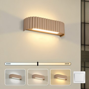 BRILAGI - Aplica LED de perete FALCON MODERN LED/10W/230V 30 cm 3000/4500/6000K bej