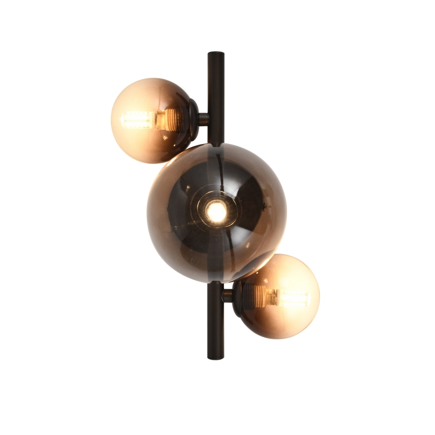 Brilagi - Aplica LED de perete MILLA 3xG9/3W/230V maro/maro fumuriu