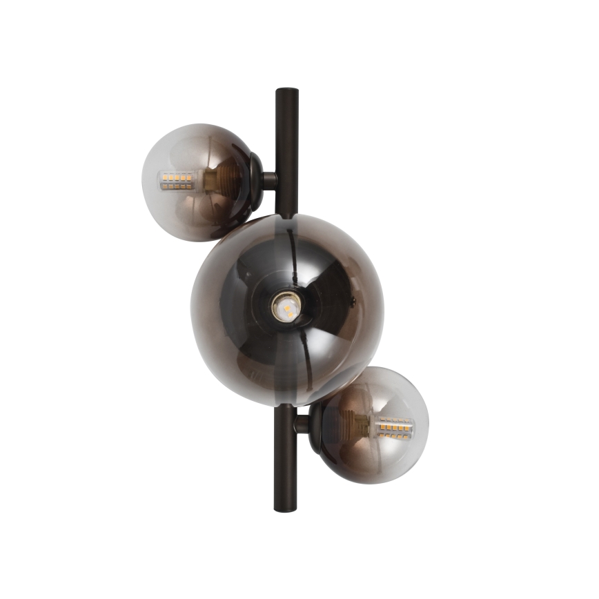 Brilagi - Aplica LED de perete MILLA 3xG9/3W/230V maro/maro fumuriu