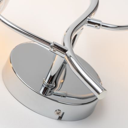 Brilagi - Aplica LED de perete MISTEL 3xG9/3W/230V negru cromat/sticlă fumurie