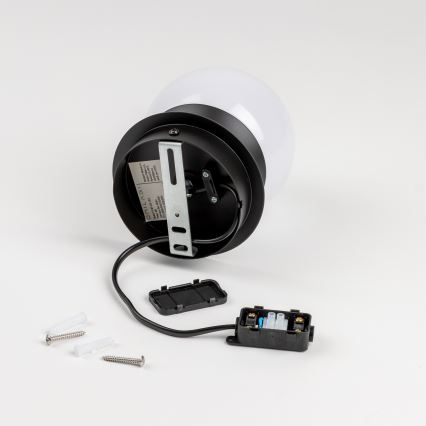 Brilagi - Aplică LED de perete pentru baie BALL, 6W, 230V, 3000/4000/6500K, IP44, negru