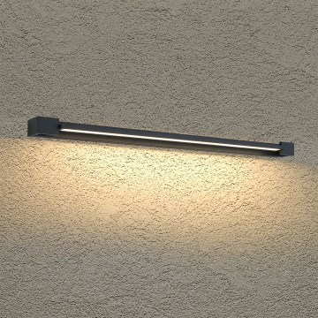 BRILAGI - Aplică LED de perete pentru exterior AQUA LINE LED/20W/230V 80 cm IP44 neagră CRI 90