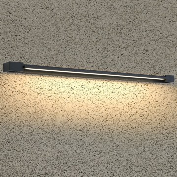 BRILAGI - Aplica LED de perete pentru exterior AQUA LINE LED/36W/230V 120 cm IP44 negru CRI 90