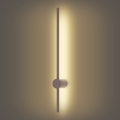 Brilagi - Aplică LED de perete pentru exterior AURA, 12W, 230V, 3000K, IP54, 65 cm, maro, CRI 90