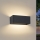Brilagi - Aplică LED de perete pentru exterior DONNANI LED/7W/230V 20 cm neagră IP44