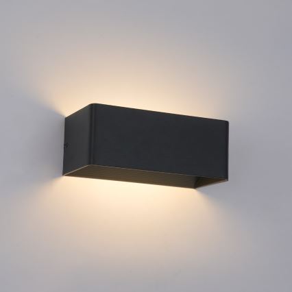 Brilagi - Aplică LED de perete pentru exterior DONNANI LED/7W/230V 20 cm neagră IP44