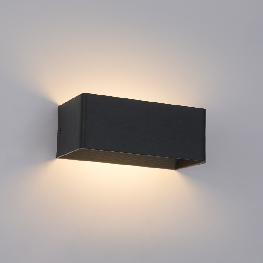 Brilagi - Aplică LED de perete pentru exterior DONNANI LED/7W/230V 20 cm neagră IP44