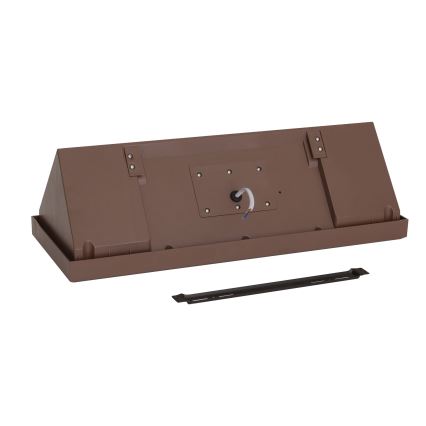 Brilagi - Aplică LED de exterior pentru perete TRIANGLE LED/42W/230V 3000/4000/6500K maro IP65