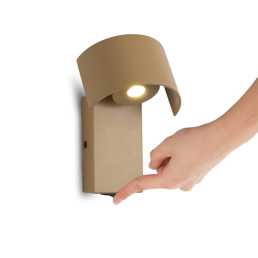 Brilagi - Aplică LED de perete VASTO LED/3W/230V bej