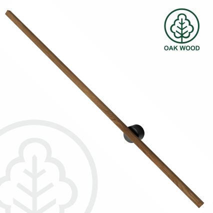 Brilagi - Aplică LED de perete WOODY LINE, LED/7W/230V, 4000K, 60 cm, stejar/nuc