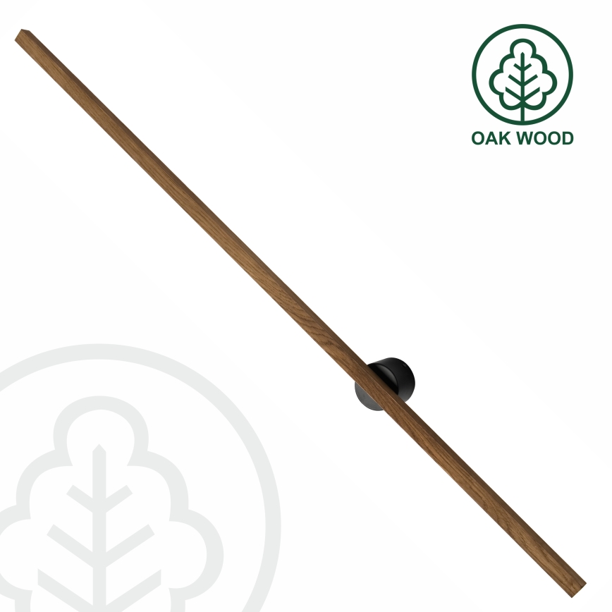 Brilagi - Aplică LED de perete WOODY LINE, LED/7W/230V, 4000K, 60 cm, stejar/nuc