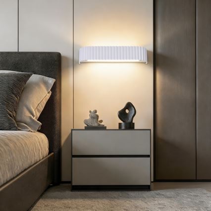 Brilagi - Aplică de perete LED dimabilă FALCON MODERN LED/14W/230V 3000-6000K 40 cm albă + telecomandă