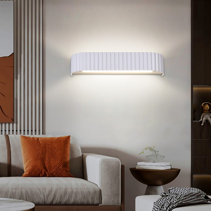 Brilagi - Aplică de perete LED dimabilă FALCON MODERN LED/14W/230V 3000-6000K 40 cm albă + telecomandă