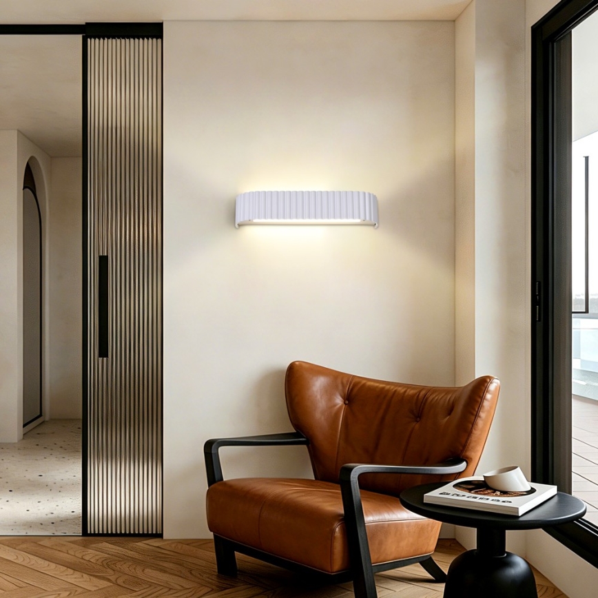 Brilagi - Aplică de perete LED dimabilă FALCON MODERN LED/14W/230V 3000-6000K 40 cm albă + telecomandă