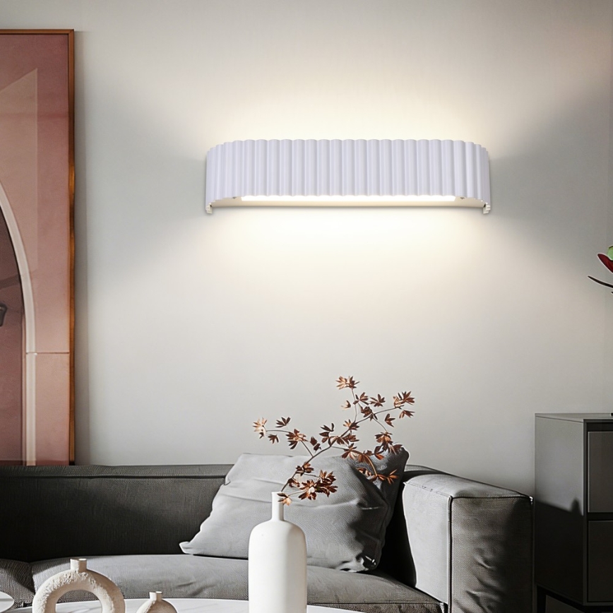 Brilagi - Aplică de perete LED dimabilă FALCON MODERN LED/14W/230V 3000-6000K 40 cm albă + telecomandă