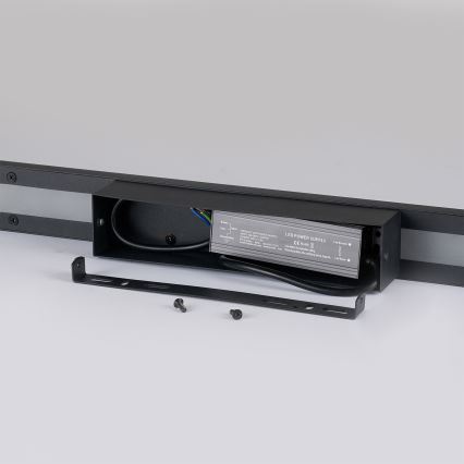 Brilagi - Aplica LED de exterior LUNA LED/30W/230V 3000K IP65 150 cm negru CRI 90